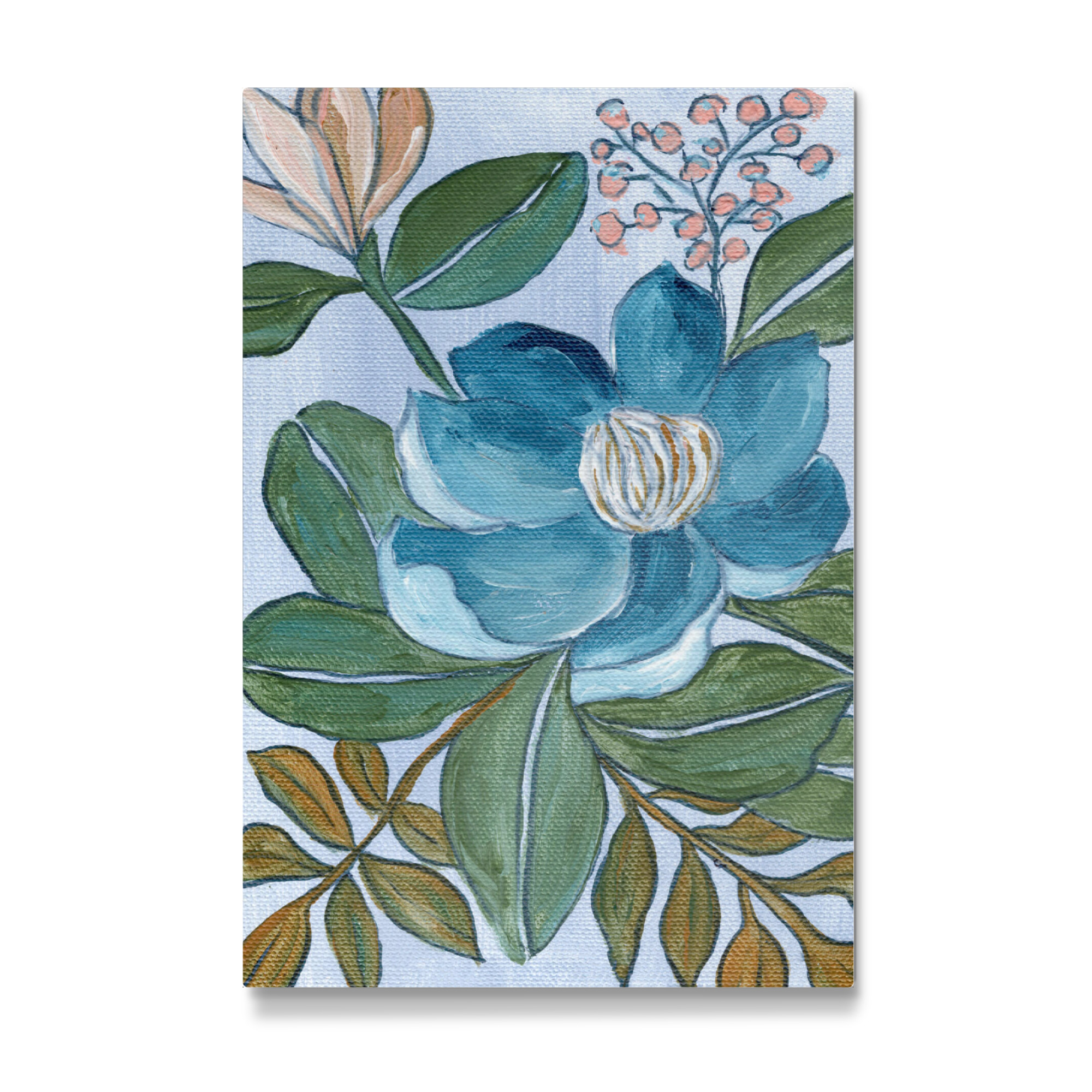 Galerie-Print "Blue Blossom beauty" 75x50 cm artboxONE