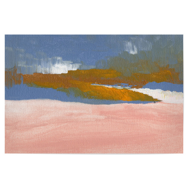 Poster "Blush pink, blue and brown" artboxONE - Abstrakt