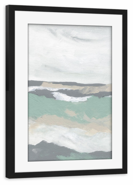 Poster mit Rahmen schwarz "Pathways of Time" artboxONE - Natur,Reise,Abstrakt