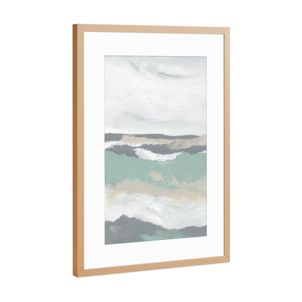 Poster mit Rahmen Kupfer "Pathways of Time" artboxONE - Natur,Reise,Abstrakt