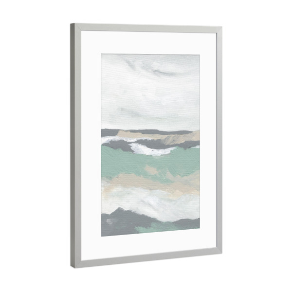 Poster mit Rahmen Silber "Pathways of Time" artboxONE - Natur,Reise,Abstrakt