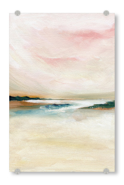 Acrylglasbild "Pink Sky Seascape" artboxONE - Natur,Reise,Abstrakt