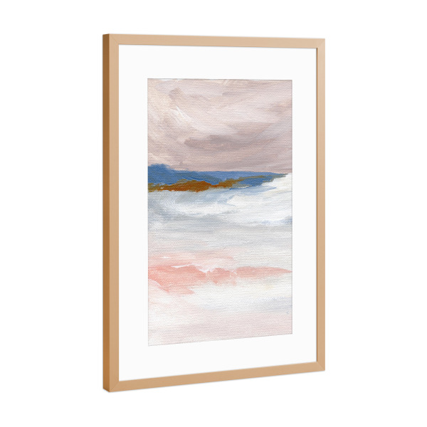 Poster mit Rahmen Kupfer "Tenderness ll" artboxONE - Natur,Abstrakt