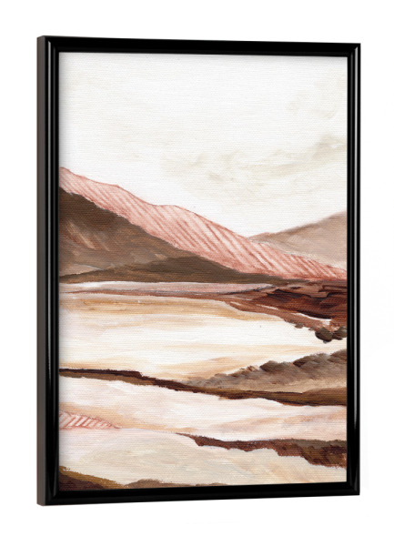 Poster mit schwarzem Rahmen "Whispers of the Hills Art" artboxONE - Natur,Abstrakt,Reise / Afrika