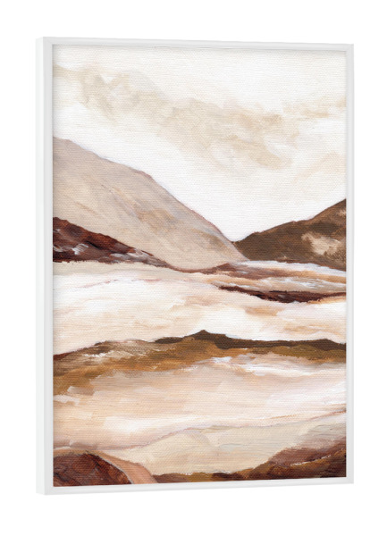 Poster mit weißem Rahmen "Whispers of the Hills" artboxONE - Natur,Abstrakt,Reise / Afrika