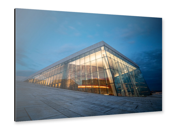 Alu-Dibond "Opera House Oslo" 75x50 cm artboxONE