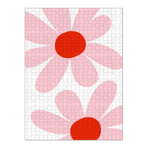 Puzzle Ravensburger "Gänseblümchen Rosarot" artboxONE - Natur,Floral,Für Kinder