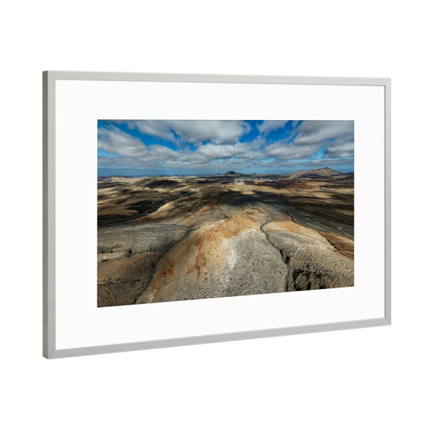 Poster mit Rahmen Silber "Tababaire to LaOliva" artboxONE - Städte,Natur,Reise,Reise / Strand und Meer,Reise / Länder