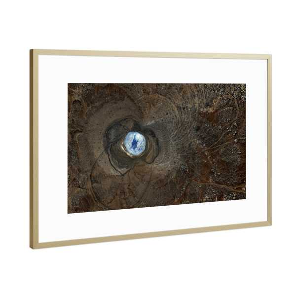 Poster mit Rahmen Gold "Fuerteventura - Raptor-Eye" artboxONE - Natur,Reise,Abstrakt,Reise / Strand und Meer,Reise / Länder