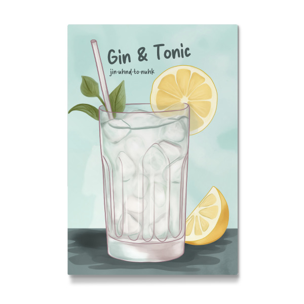 Galerie-Print "Gin & Tonic" 75x50 cm artboxONE