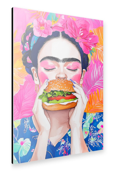 Alu-Dibond "Frida essen k" 30x20 cm artboxONE