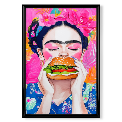 Frida eating K