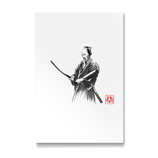 Galerie-Print "Samurai im Wald" 30x20 cm artboxONE