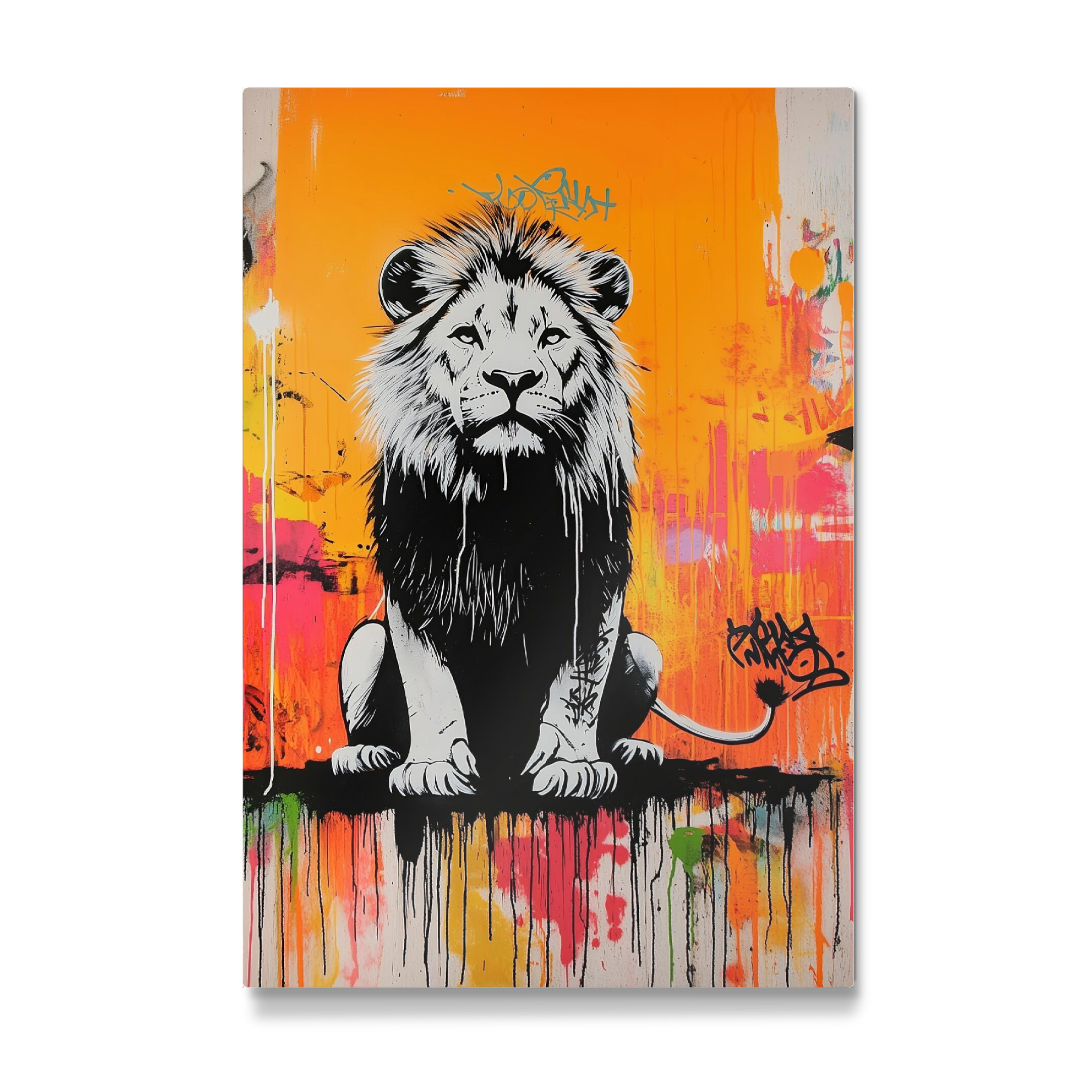 Galerie-Print "Löwe x Grafitti" 30x20 cm artboxONE
