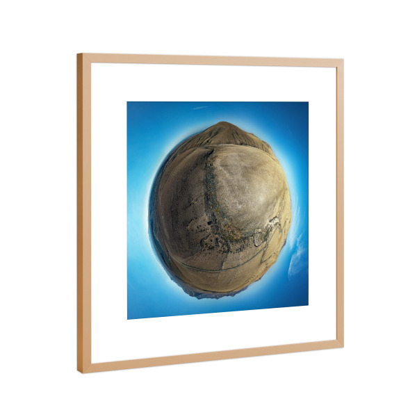 Poster mit Rahmen Kupfer "Barranco Agua Salada Fuerteventura" artboxONE - Natur,Reise,Reise / Strand und Meer,Reise / Länder