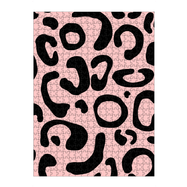 Puzzle Ravensburger "Leopard Rosa" artboxONE - Tiere,Abstrakt,Für Mama