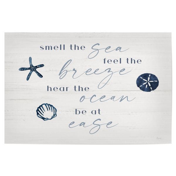 Poster 30x20 cm "Typografie am Meer" artboxONE - Typografie,Reise / Strand und Meer - Meer,Brise,Ozean,Leichtigkeit
