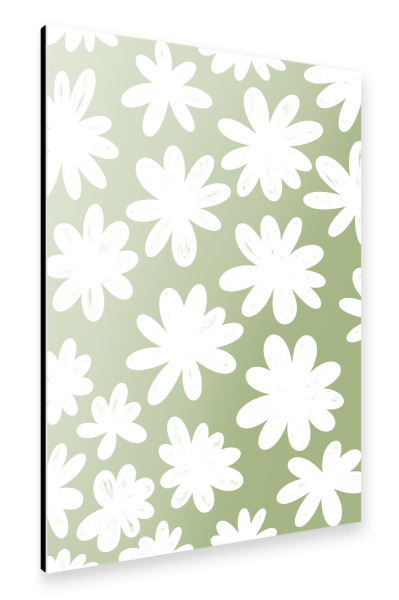 Alu-Dibond "Gänseblümchen grün" 30x20 cm artboxONE