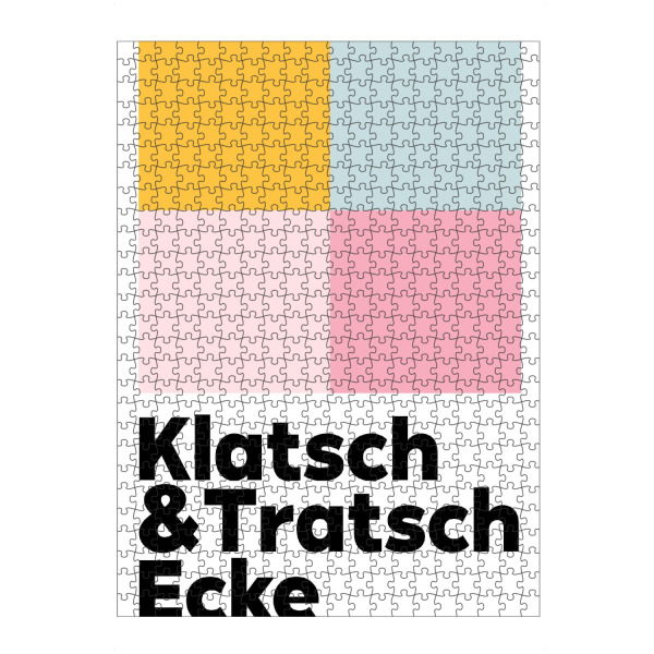 Puzzle Ravensburger "Klatsch und Tratsch Pastell" artboxONE - Typografie,Für Mama,Lustig