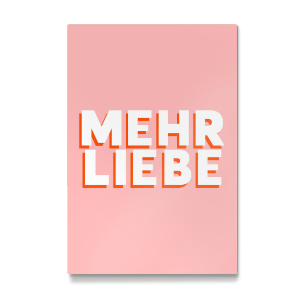 Galerie-Print "Mehr Liebe" 75x50 cm artboxONE