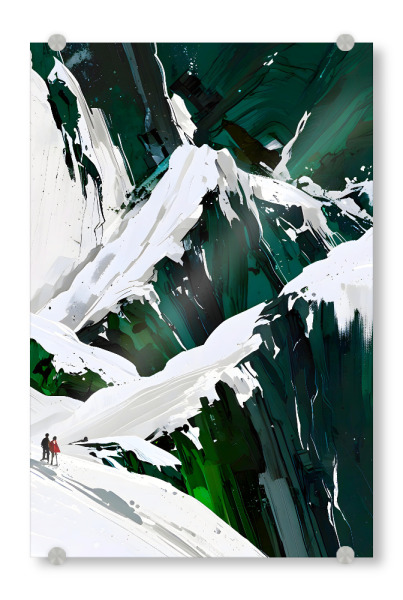 Acrylglasbild "Wildnis in Bewegung" artboxONE - Abstrakt