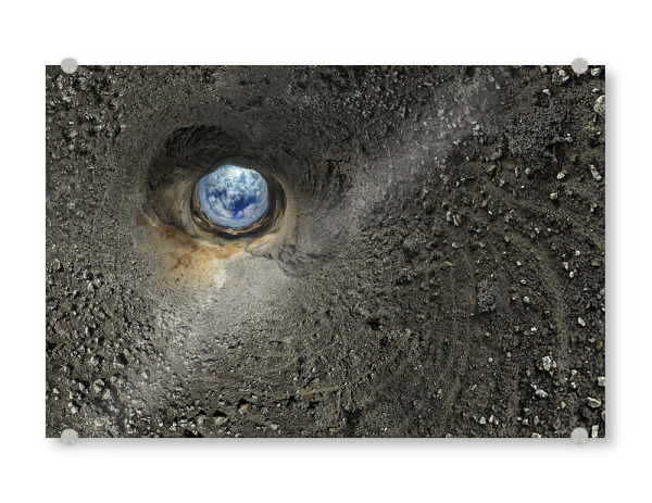 Acrylglasbild "Fuerteventura - Eye of Reptiloid" artboxONE - Natur,Reise,Abstrakt,Reise / Strand und Meer,Reise / Länder