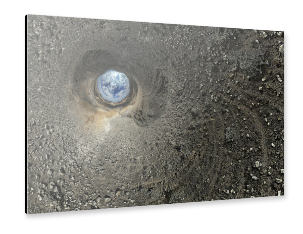 Alu-Dibond "Fuerteventura - Eye of Reptiloid" 75x50 cm artboxONE
