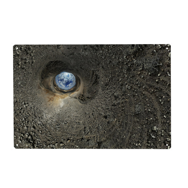 Holzbild "Fuerteventura - Eye of Reptiloid" artboxONE - Natur,Reise,Abstrakt,Reise / Strand und Meer,Reise / Länder