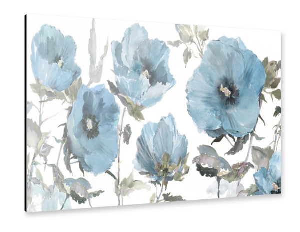 Alu-Dibond "Cottage Blue auch" 75x50 cm artboxONE