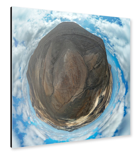 Alu-Dibond "Fuerteventura, Tababaire & LaOliva" 30x30 cm artboxONE