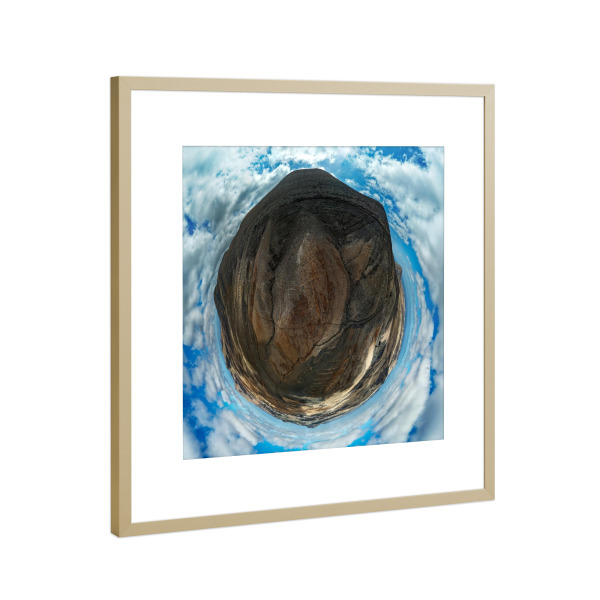 Poster mit Rahmen Gold "Fuerteventura, Tababaire & LaOliva" artboxONE - Städte,Natur,Reise,Reise / Strand und Meer,Reise / Länder