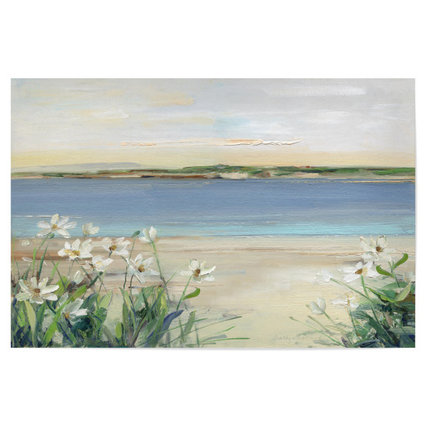 Poster "Ruhige Bucht" artboxONE - Natur,Floral - Wasser,Bucht,Blumen