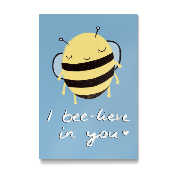 Galerie-Print "Biene glaubt an dich" 30x20 cm artboxONE