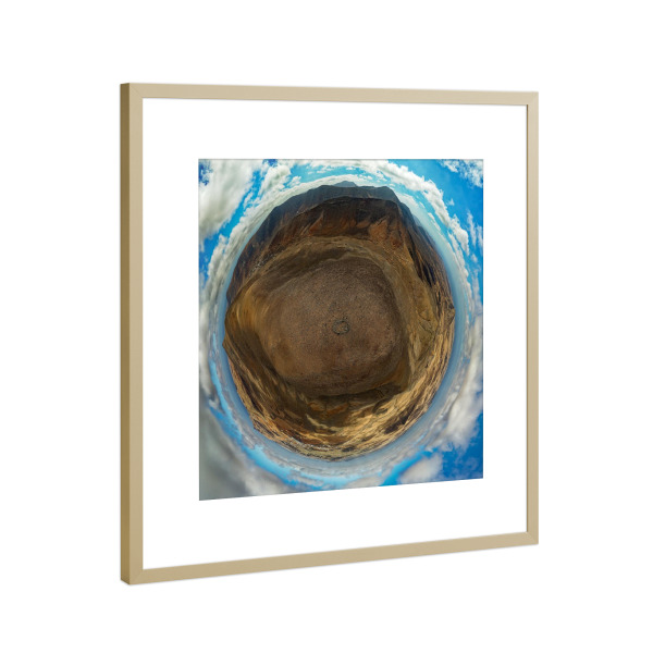Poster mit Rahmen Gold "Fuerteventura - Tababaire Planet" artboxONE - Natur,Reise,Reise / Strand und Meer,Reise / Länder