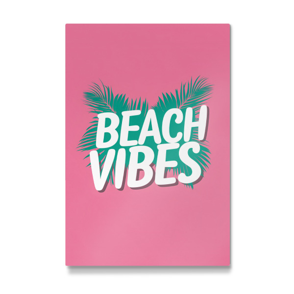 Galerie-Print "Beach Vibes love pink" 75x50 cm artboxONE