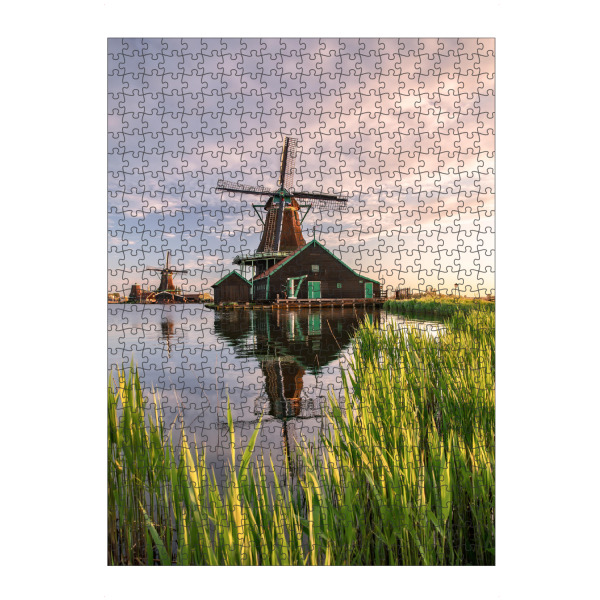 Puzzle Ravensburger "Sonnenaufgang in Holland" artboxONE - Natur,Reise