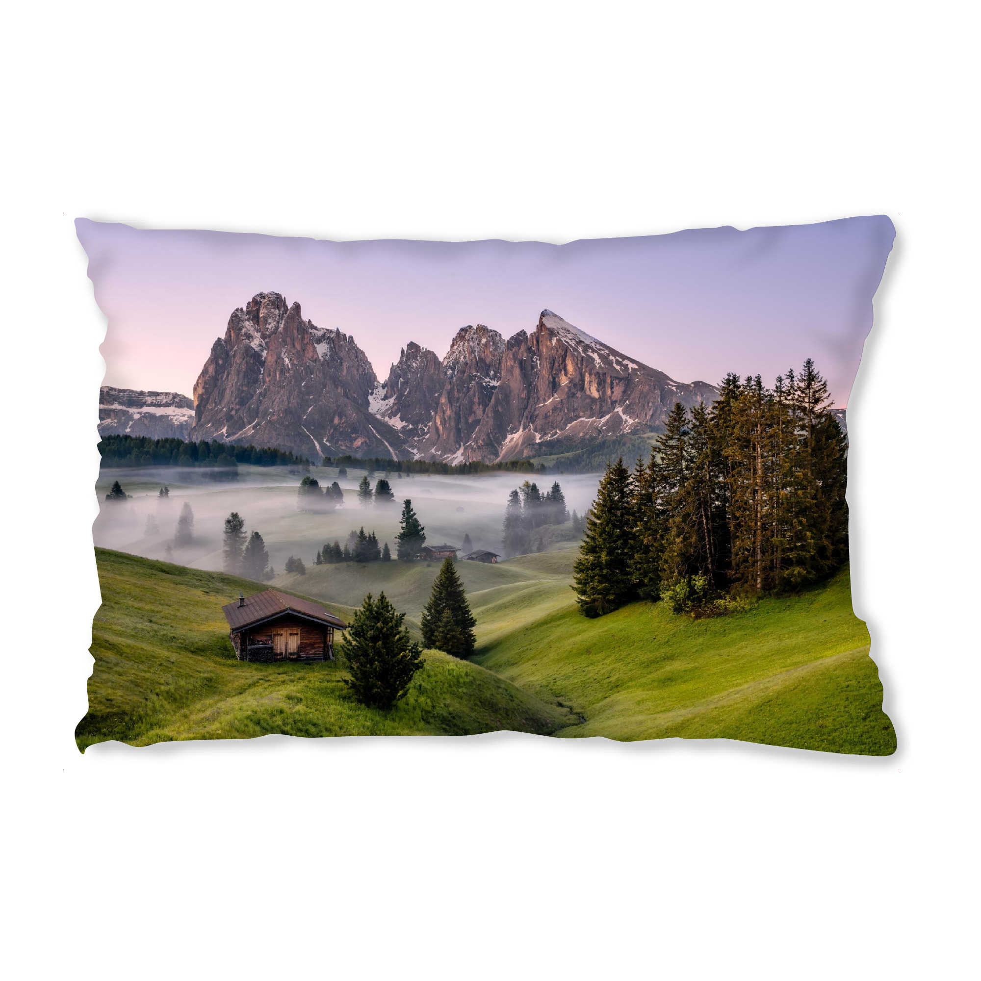 Design-Kissen "Sonnenaufgang auf der Seiser Alm" artboxONE - Natur,Reise,Reise / Länder
