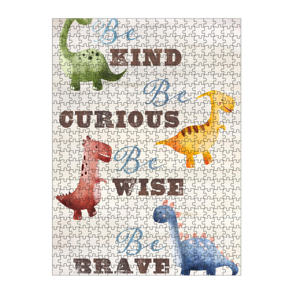 Puzzle Ravensburger "Sei freundlich mutig sein" artboxONE - Für Kinder,Tiere,Buchstaben