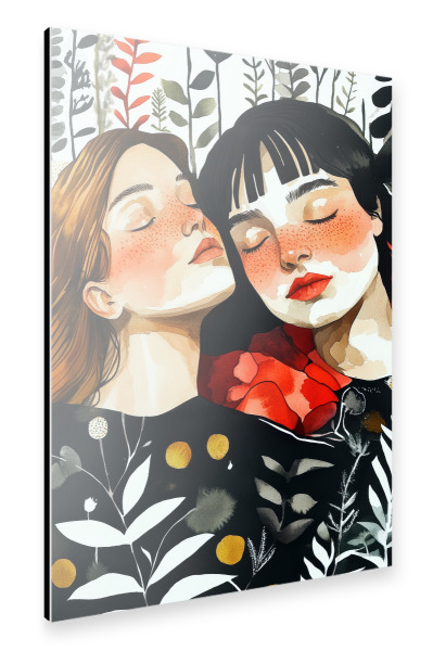 Alu-Dibond "Liebe ist in der Luft B" 30x20 cm artboxONE