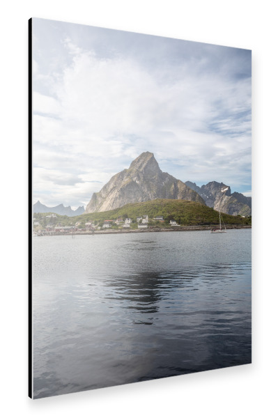 Alu-Dibond "Lofoten Islands Norway" 75x50 cm artboxONE