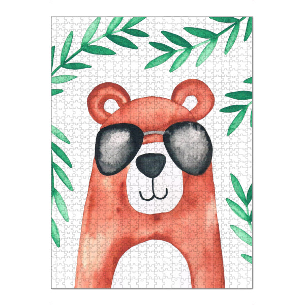 Puzzle Ravensburger "Sommer Bär" artboxONE - Für Kinder,Tiere,Lustig