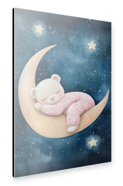 Alu-Dibond "Teddy rosa" 30x20 cm artboxONE