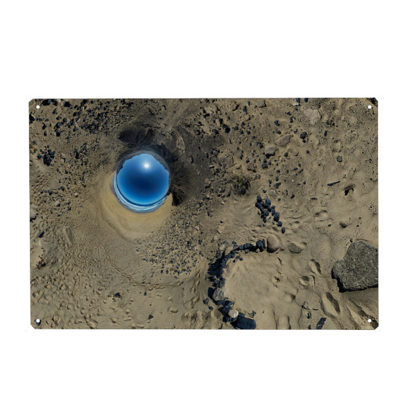 Metall Poster "Fuerteventura - Dragoneye" artboxONE - Natur,Reise,Abstrakt,Reise / Strand und Meer,Reise / Länder