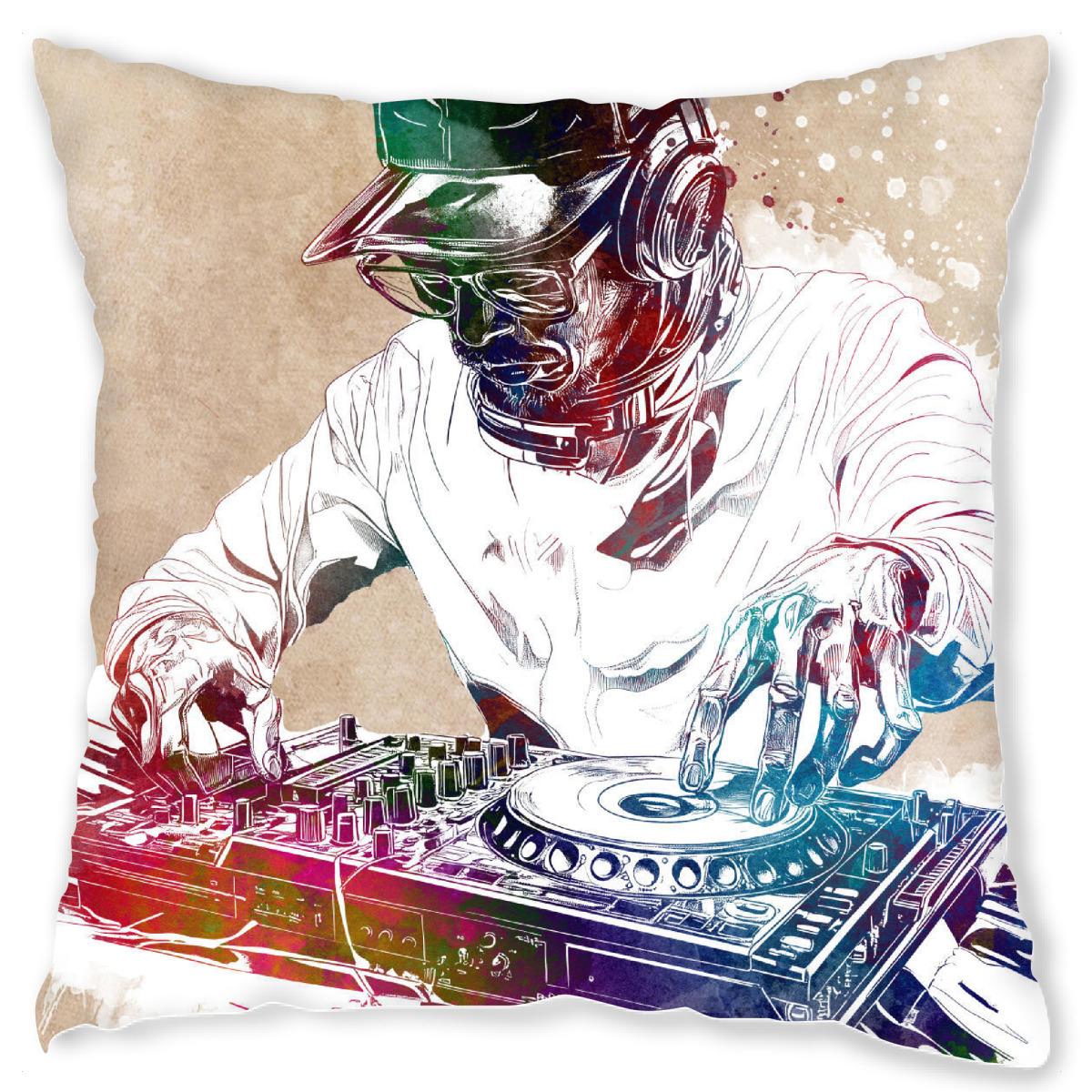 Design-Kissen "DJ -Konsolenmusik b" artboxONE - Musik - Musik,Komponist,Dj,Konsole,Sound,Party,Musiker