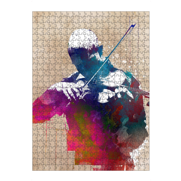 Puzzle Ravensburger "Geigenmusikkunst c" artboxONE - Musik - Musik,Geige,Geiger,Musiker,Grafik - Bild musik