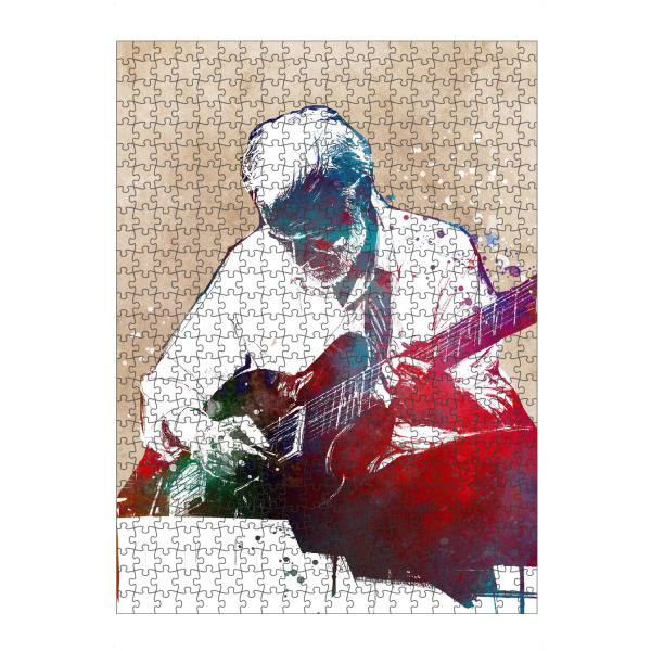 Puzzle Ravensburger "Gitarristen Musikkunst D" artboxONE - Musik - Gitarre,Gitarrist,Musik,Instrument,Band,Jazz - Bild gitarre