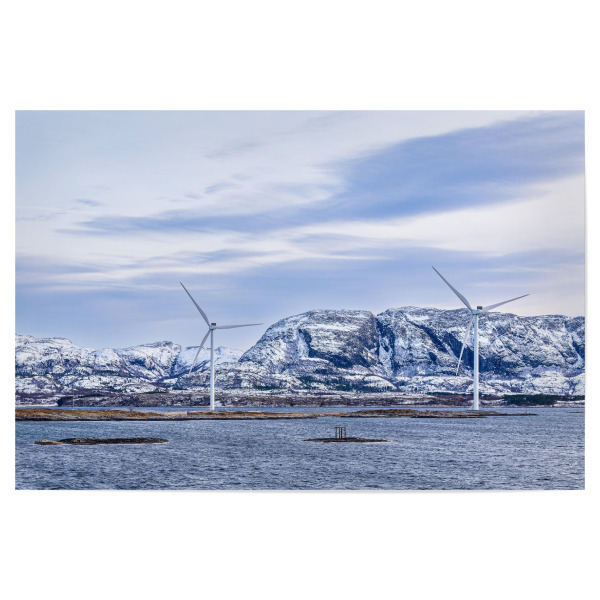 Poster "Windräder in Norwegen" artboxONE - Natur,Reise,Reise / Strand und Meer,Reise / Länder