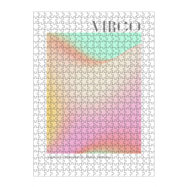 Puzzle Ravensburger "Jungfrau abstrakte Aura" artboxONE - Abstrakt,Galaxy - Jungfrau,Aura,Horoskop,Tierkreis,Tierkreiszeichen,Astrologie,Sternzeichen