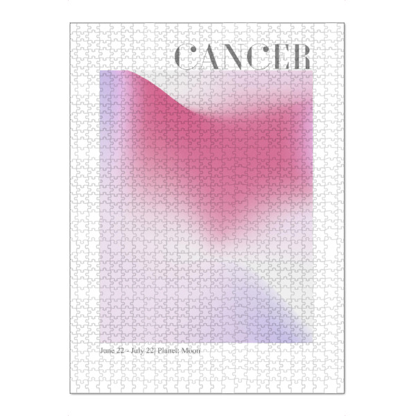 Puzzle Ravensburger "Krebs abstrakte Aura" artboxONE - Abstrakt,Galaxy