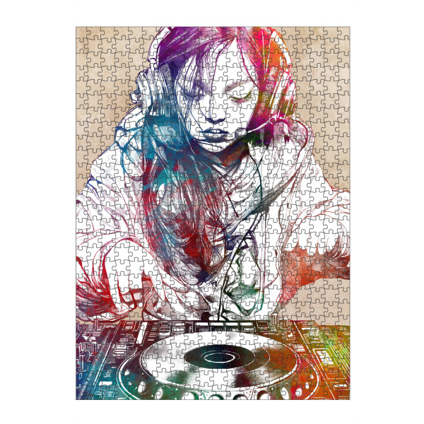 Puzzle Ravensburger "DJ -Konsolenmusik D" artboxONE - Musik - Musik,Komponist,Dj,Konsole,Sound,Party,Musiker - Bild musik